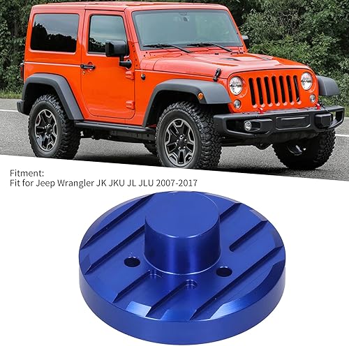 Miniatura 2 de Acouto Base de antena de coche, cubierta de base de antena de radio, montaje en base de antena de aluminio, ajuste para Wrangler JKU JL JLU