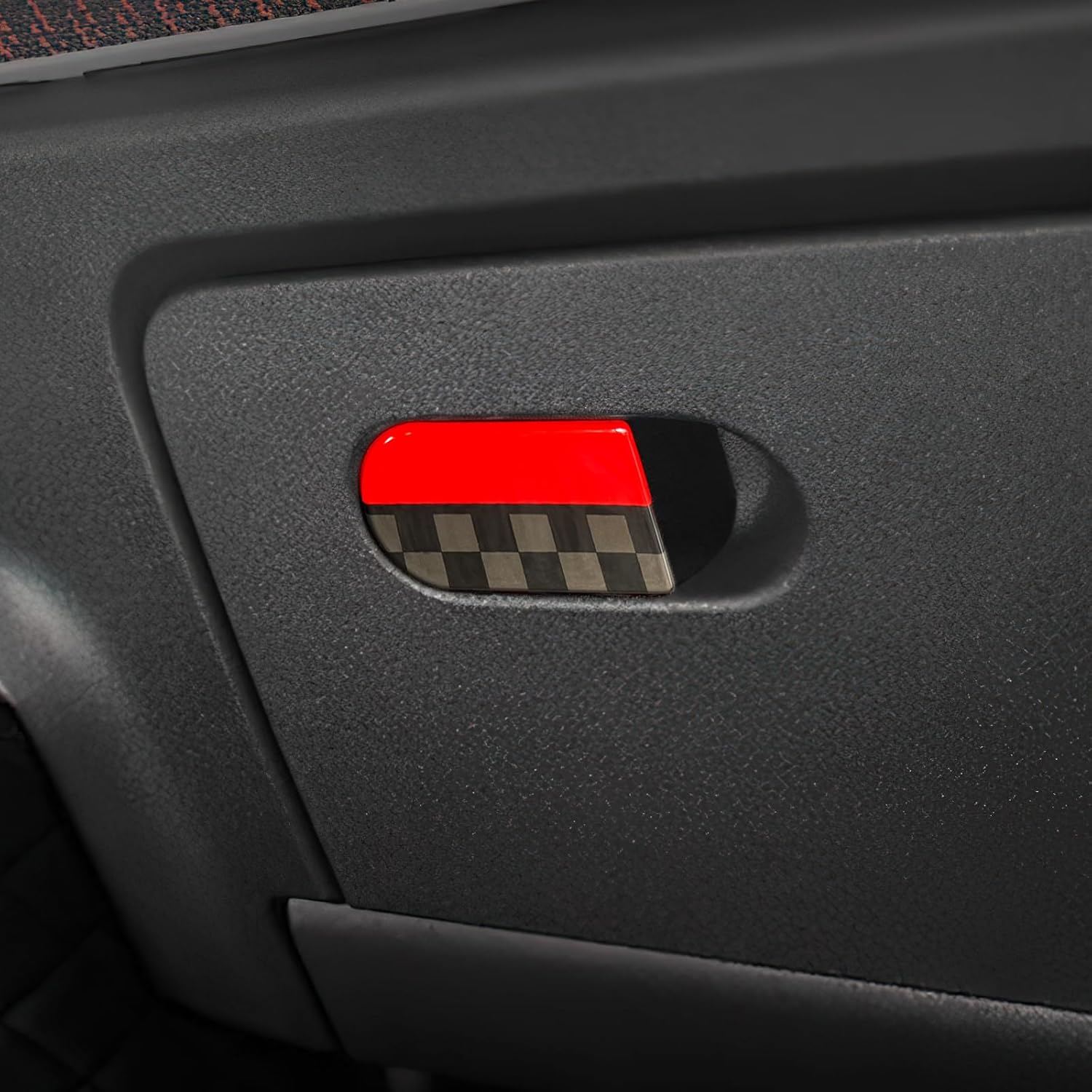KUNGKIC Glove Box Decals Stickers for 2025 Mini Countryman U25 2024 Cooper S F55 F56 F57 ABS Sticker Car Interior Accessories (JCW)