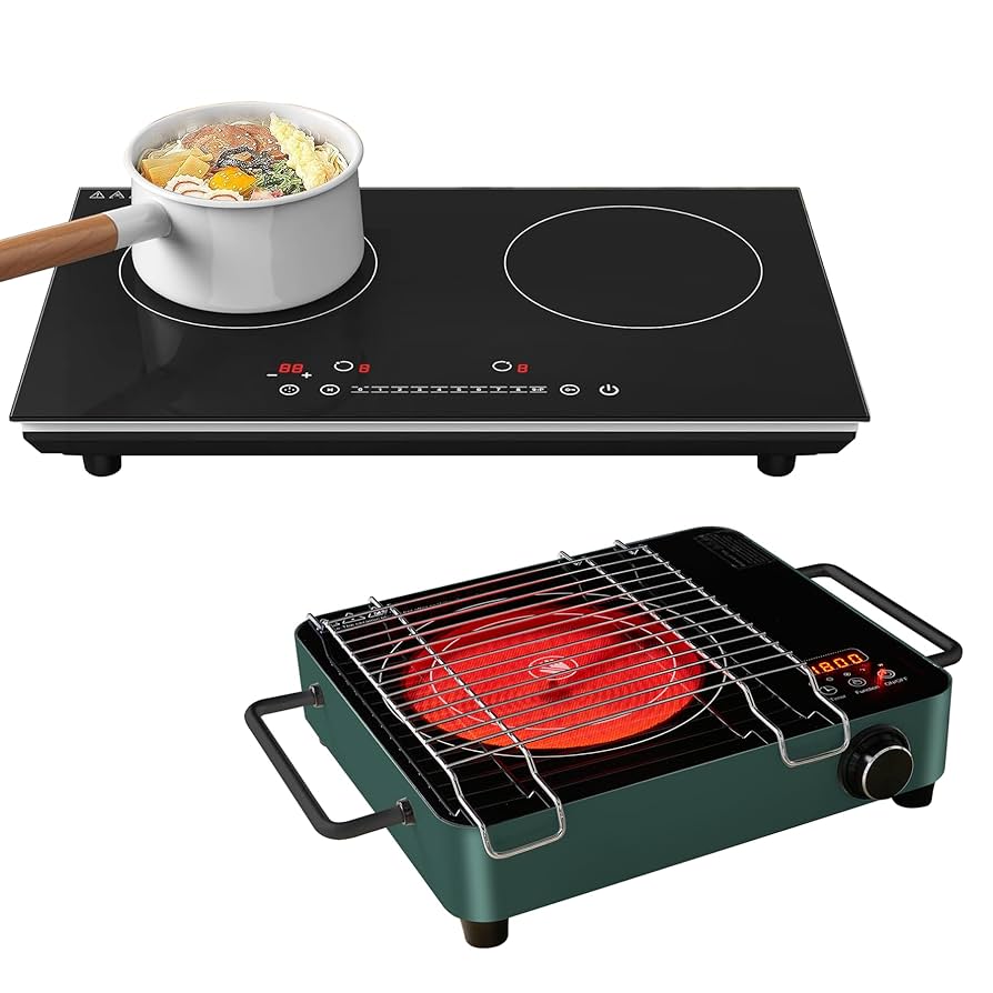 Amazon.com: VBGK Double Induction Cooktop With Rack, 24 inch