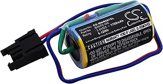 Aijos 3.6V Battery Replacement for A6BAT, A6BAT-MRBAT, B9670MC, B9670-MC, RH-5AH A Series PLCs, A1FX CPU Robot Control PLC, A1FXCPU Robot Control PLC, A1S