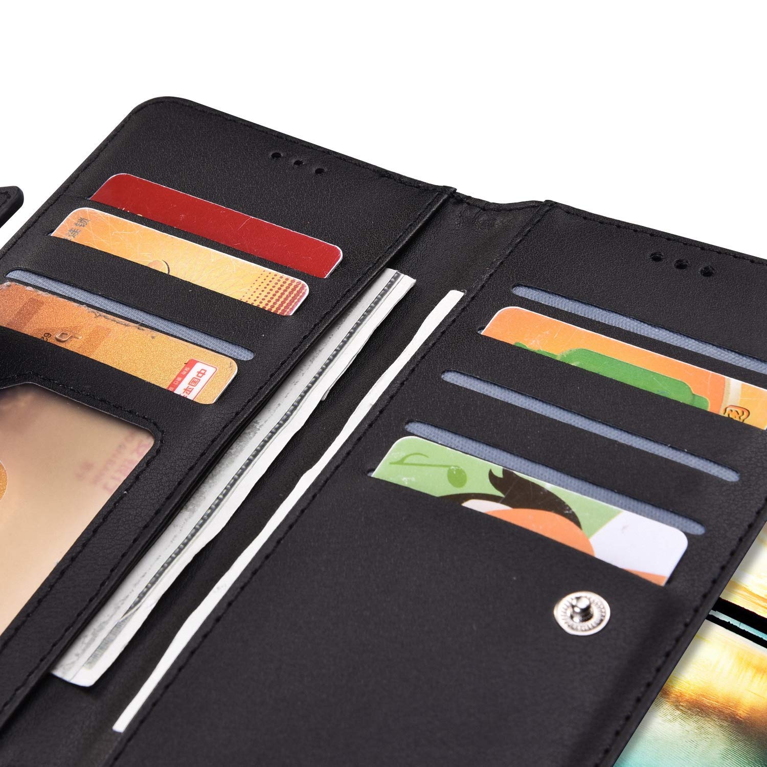 Uposao Compatibile con Galaxy A71 Custodia per Cellulare Cover in Pelle Colorata Retro Dipinto Custodia Protettiva Case Portafoglio a Libro Stile Flip Cover per Carte,Gufo