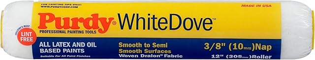 Purdy 140670122 Roller Sleeve, White, 305 x 10mm (12 x 3/8in)
