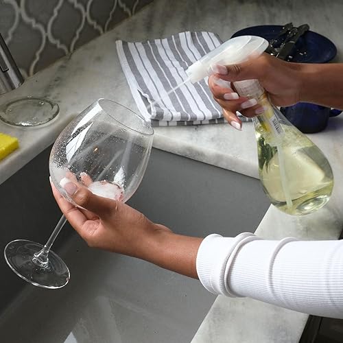 Miniatura 6 de JAWS Kit de limpiador en aerosol para platos, botella recargable de 15 onzas, 2 repuestos perfumados de limón, tu solución para platos espumosos,