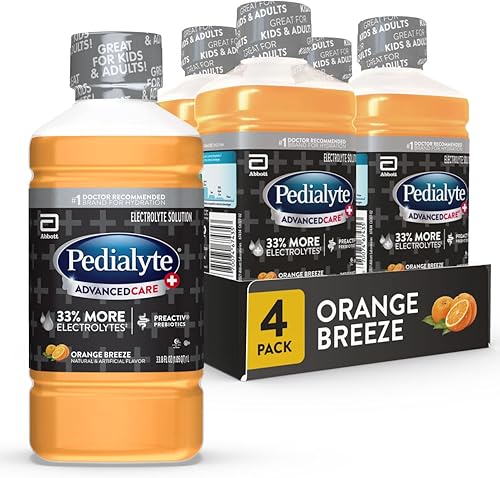 Miniatura 13 de Pedialyte AdvancedCare Plus - Bebida de hidratación con electrolitos, tiene un 33% más de electrolitos y tiene prebióticos PreActiv, Berry Frost, 1