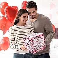 Vista 7 de Hxezoc Caja de Tarjetas de San Valentín Recuerdos Buzón Feliz Día de San Valentín Caja de Cartón para Aula de Niños, Día de San Valentín, Baby