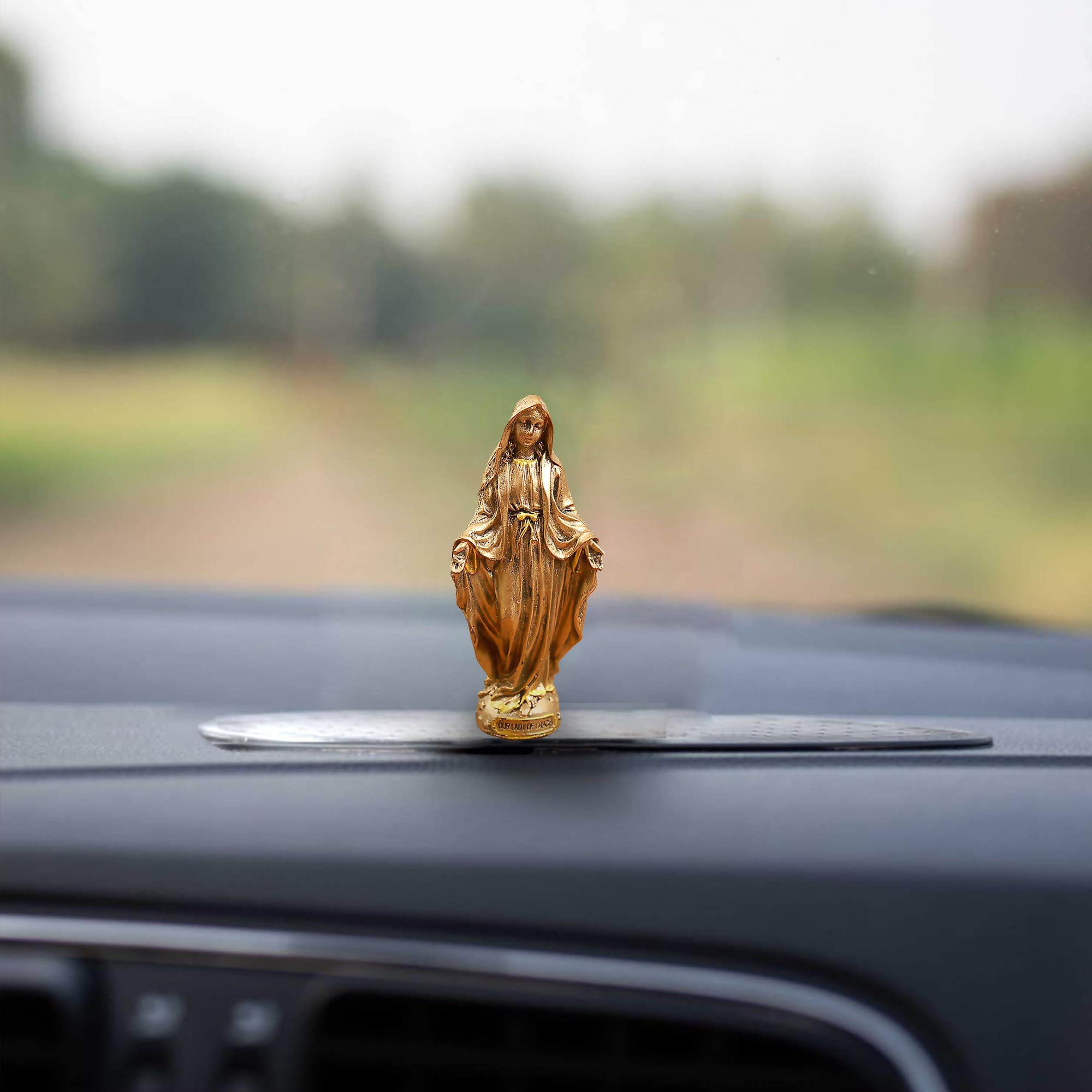 Christmas Holiday Décor|Holy Family|Nativity Scene Figurine|Manger Scene Indoor DecorationCar Dashboard Décor|Christmas Statue Ornaments for Home (3 inch Mother Mary)-image-33