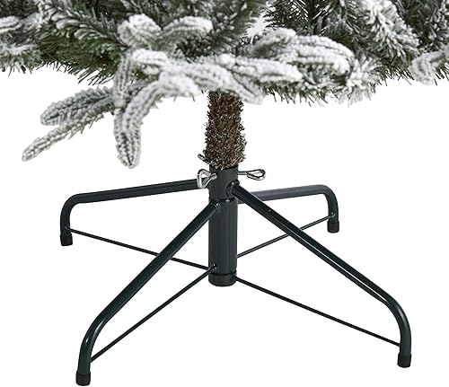 Miniatura 4 de Nearly Natural Árbol de Navidad artificial de abeto de Manchester de 6.5 pies con 300 luces y 781 ramas flexibles