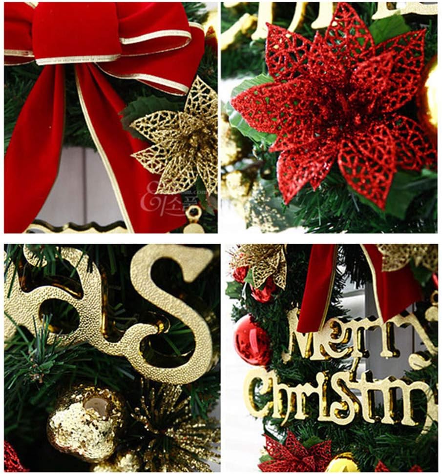 Morbuy Kerstkrans Verlicht met Batterij – afbeelding 4
