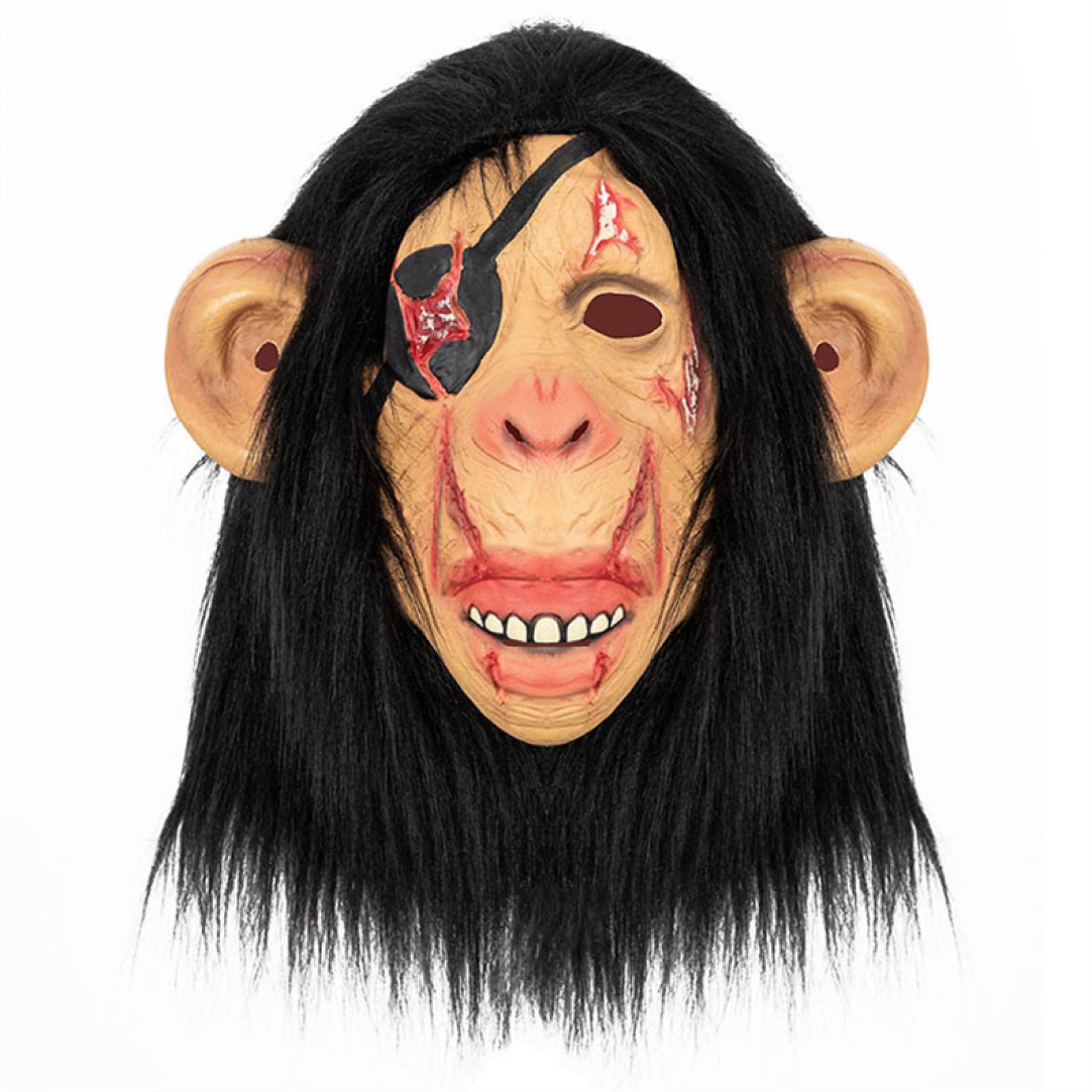 Maska cosplay realistyczny goryl lateksowa maska małpa zabawna maska Halloween impreza cosplay rekwizyt maskarada