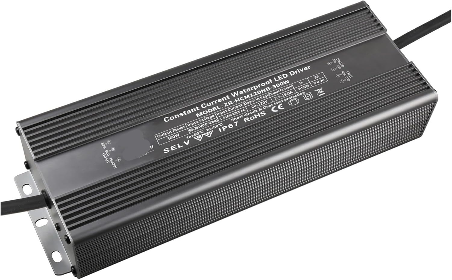 Led Driver 300W Tower lamp Constant Current Waterproof Driver LED Street Light Low Voltage Driver Power Supply can be 0-10V dimming