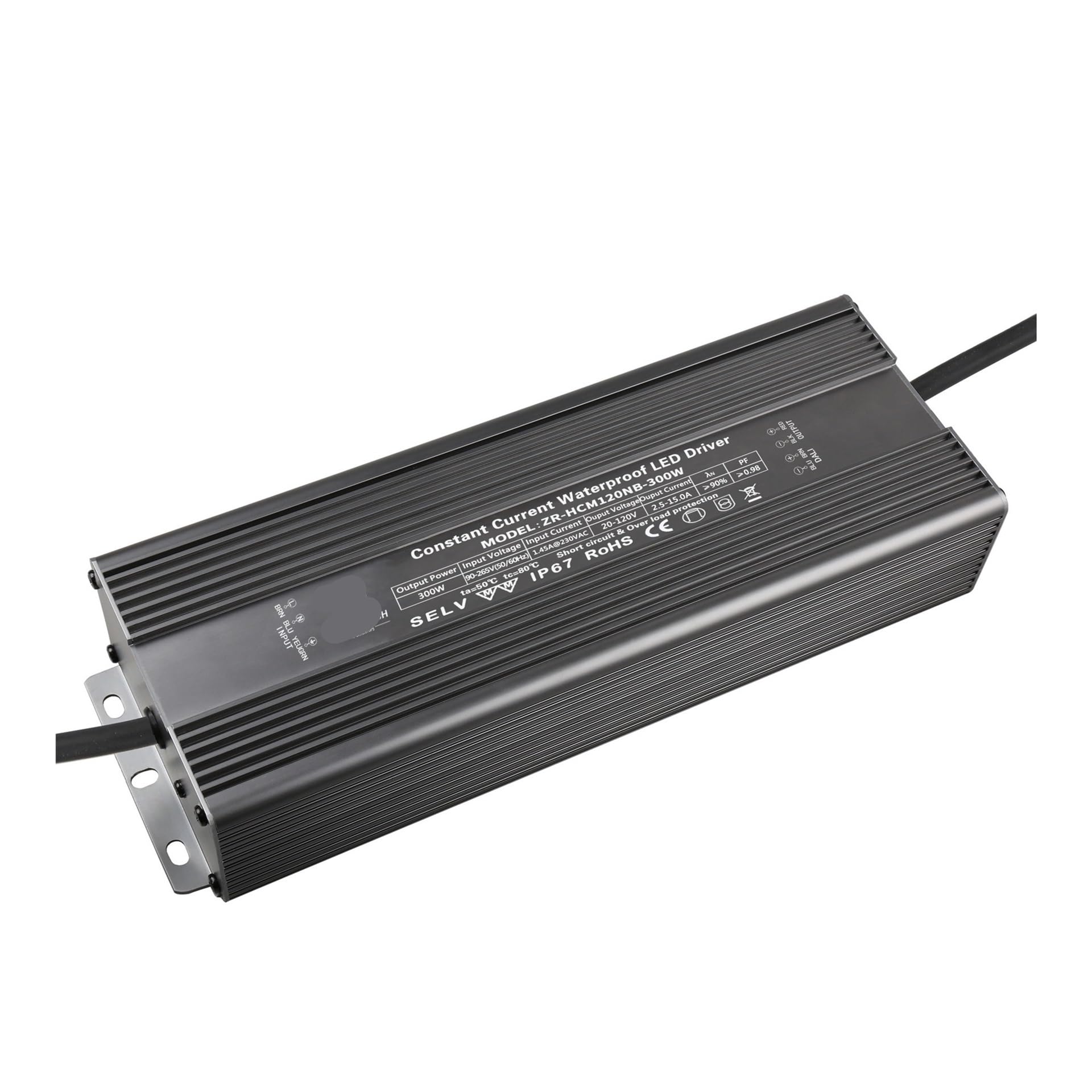 Pilote LED 300 W basse tension pour rénovation de lampadaire et lustre extérieur étanche