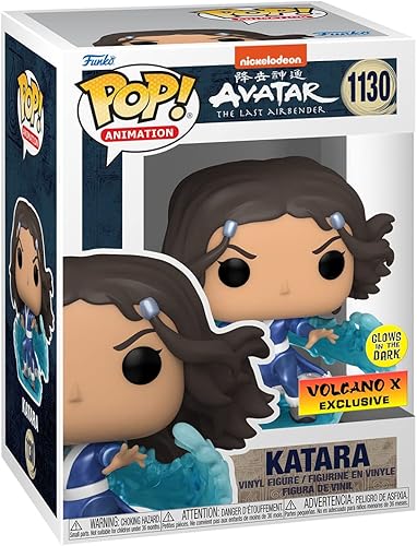 Funko POP! Exclusivo de Katara de la animación Avatar (brilla en la oscuridad y metálico)