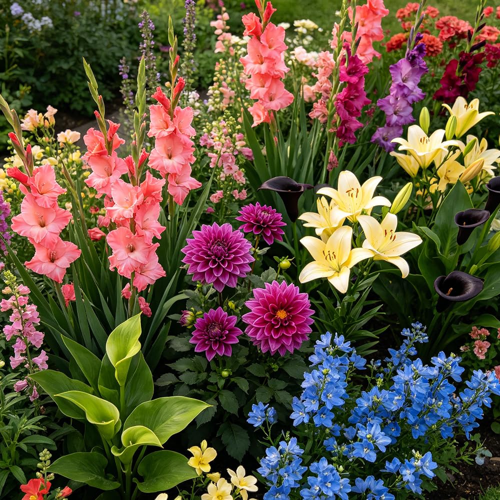 30zwiebeln x blumenRhizom Mehrfarbig balkongarten Trockenheitsresistent
