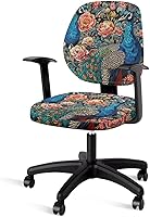 Vista 22 de Fundas para silla de oficina Galaxy - 2 fundas para sillas de escritorio, invitados y juegos, universal, elásticas