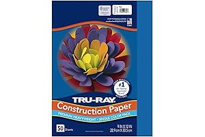 Tru-Ray Navy Blue Construction Paper