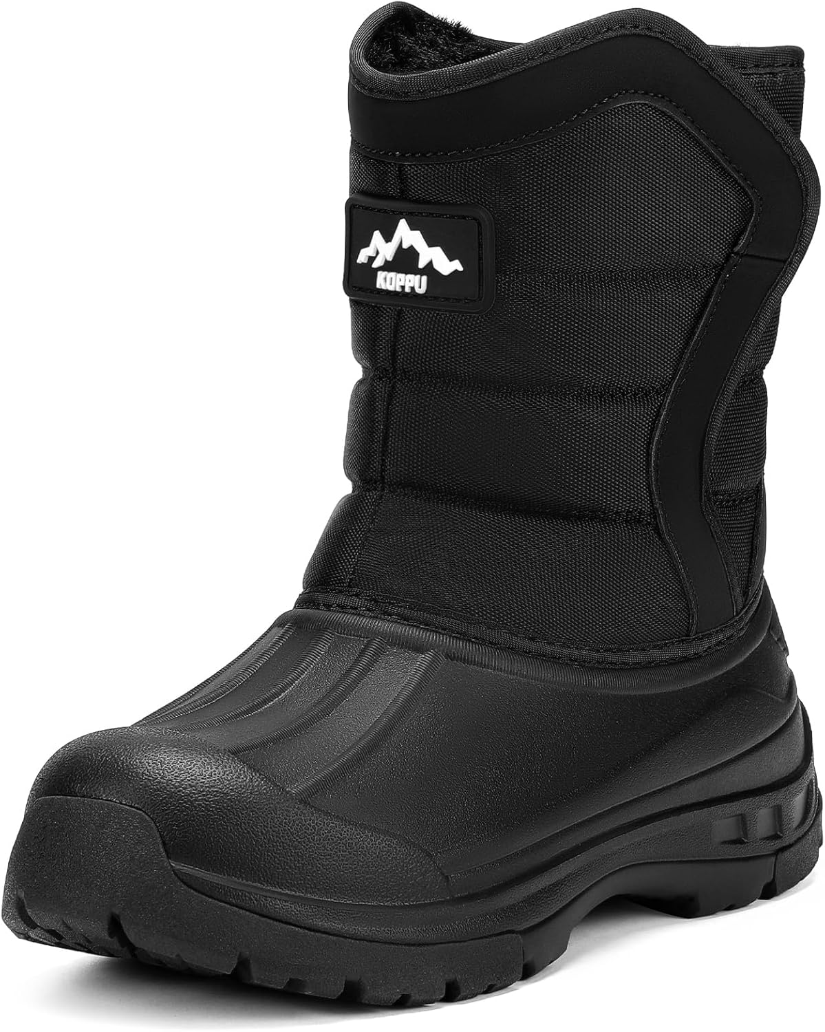 koppu Kids Waterproof Snow Boots for Boys Girls Slip Resistant Winter Shoes