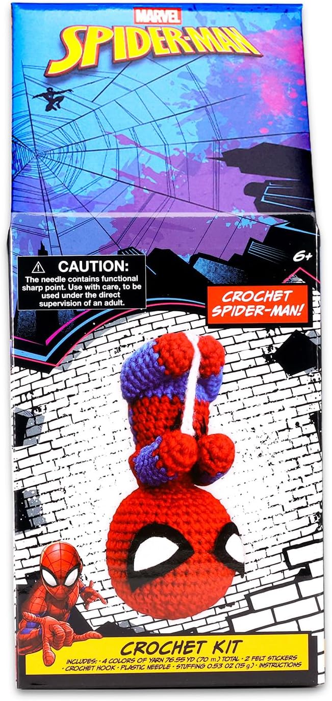 Marvel Spiderman Crochet Kit for Beginners Bundle Crochet Patterns