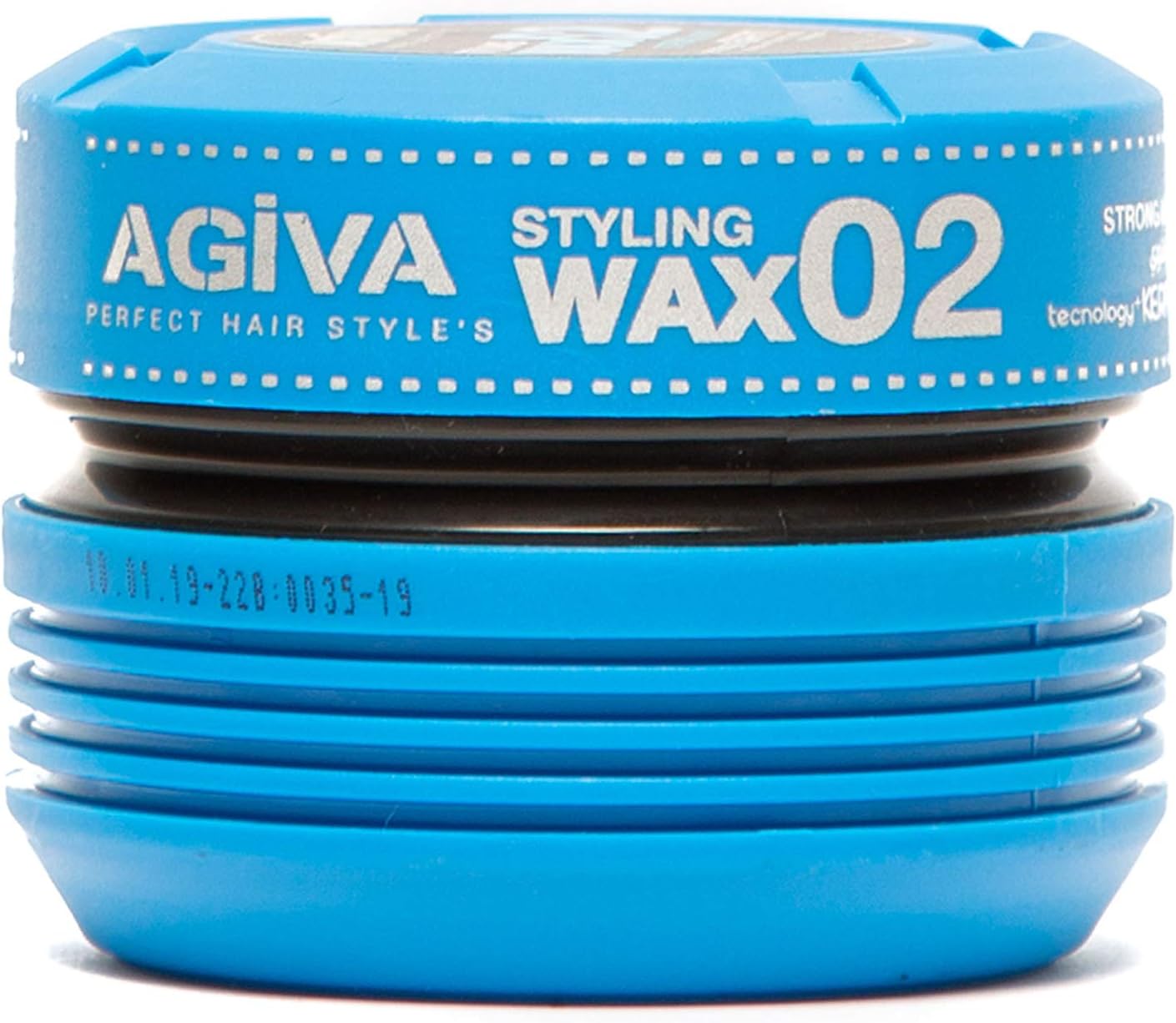 Hair Styling Crystal Wax 02 Strong Hold Wet Look Plus Keratin 6oz