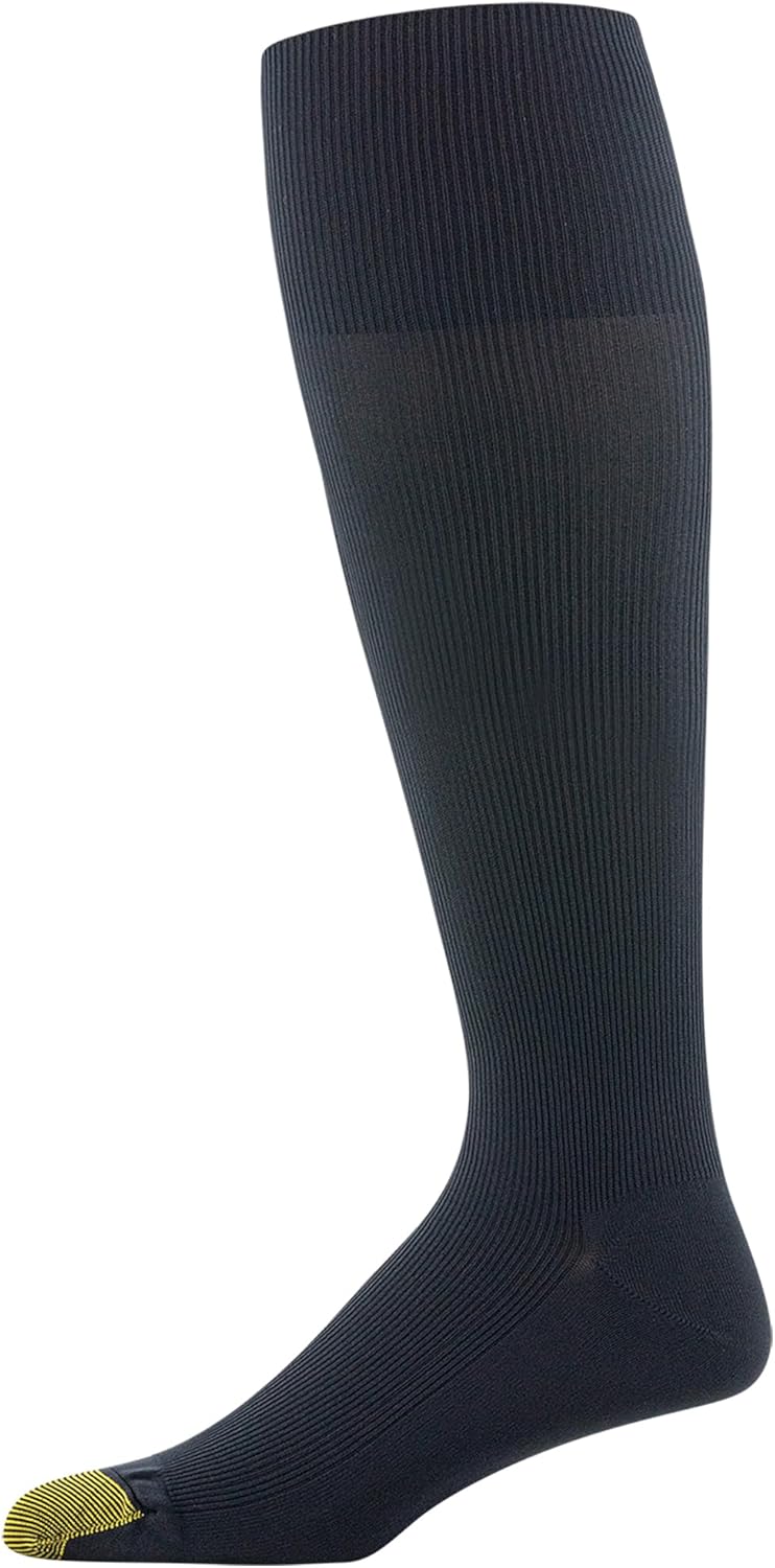 GOLDTOE Men's Metropolitan Over-The-Calf Dress Socks, 3-Pairs - Image 3