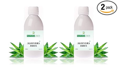 NATUROLOGY ALOE VERA JUICE (600ml, Pack of 2)