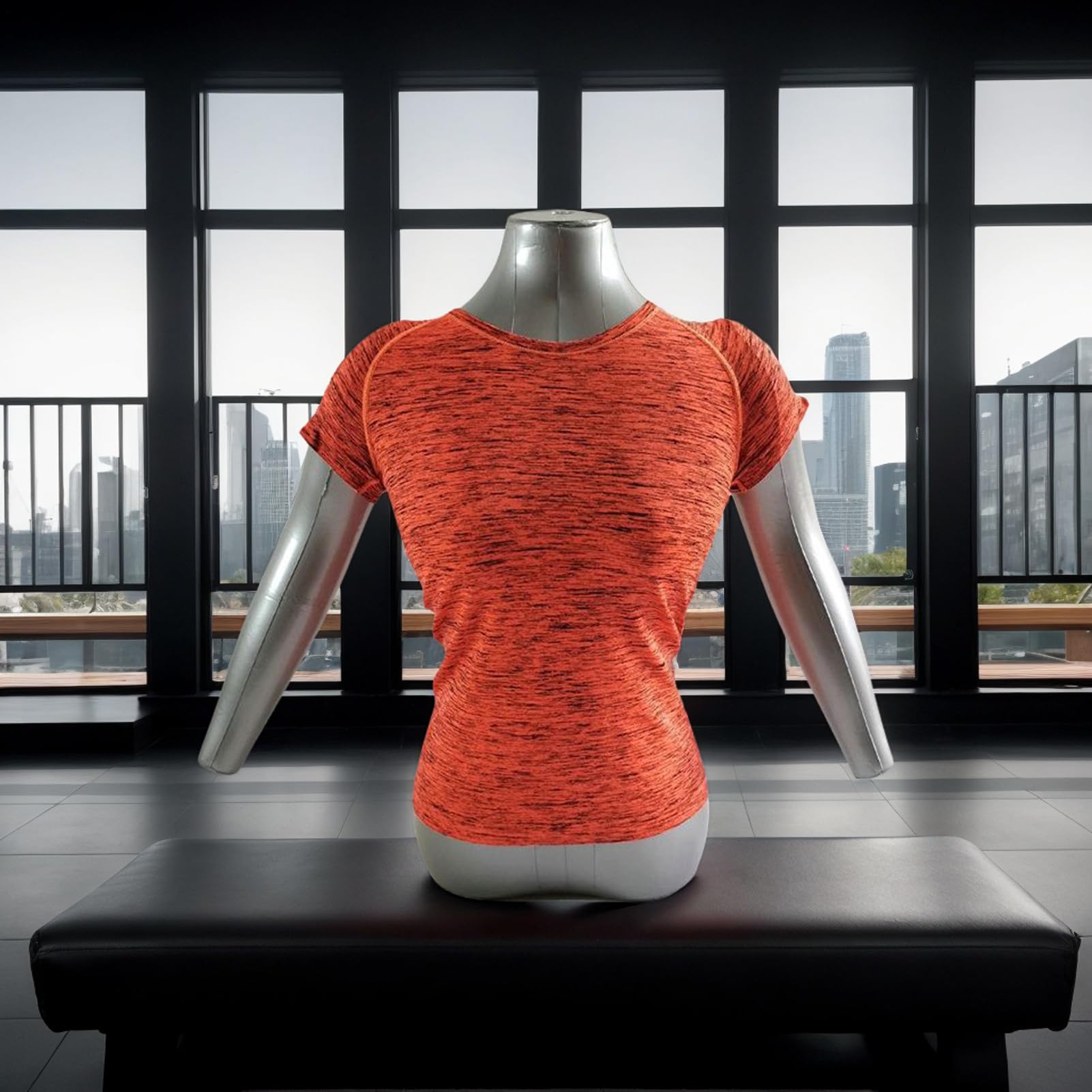 Inflatable Mannequin - Clothing Display Model for Easy Setup, Reusable Design with Stable Base, Inflatable Woman Form for Dress, Shirt, Jacket, Halloween, Photography, Jewelry Store, Counter