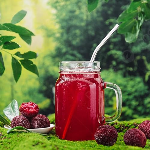 Miniatura 5 de QAUZUY GARDEN 15 semillas de Myrica Rubra (bayberry rojo) de primera calidad, semillas de frutas tradicionales sin OMG para plantar jardín al aire