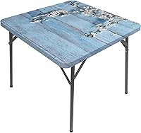 Vista 61 de Mantel redondo pastel, tablones de madera en colores arco iris, estilo rural, rústico, casa de campo temática, impresión de tonos de verano