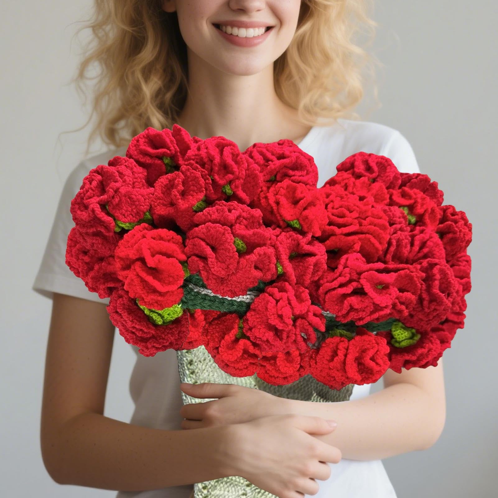 Bouquet-Decke Nelkenblüten-Streicheldecke Wohndeko | Romantischer Boho Charme Deko Für Wohnzimmer Kaminbank