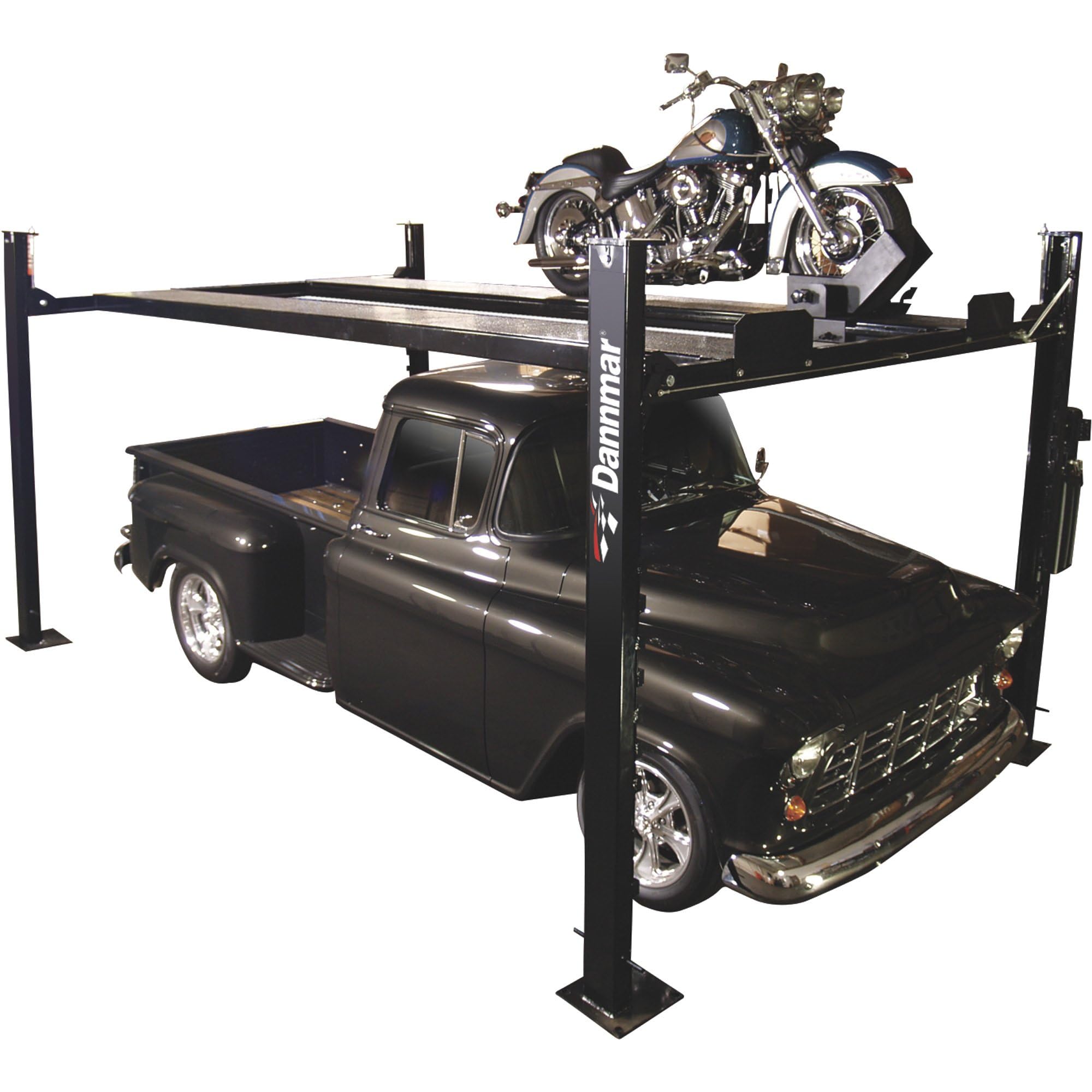 - Dannmar 4-Post Auto Lift - 7000-Lb. Capacity, 85in. Max Rise, Model# Commander 7000X