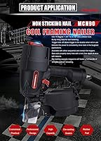 Vista 8 de AeroPro Clavadora industrial de la plataforma y del cajón de la bobina de 15 grados MCN90 1-1/2" a 3-1/2