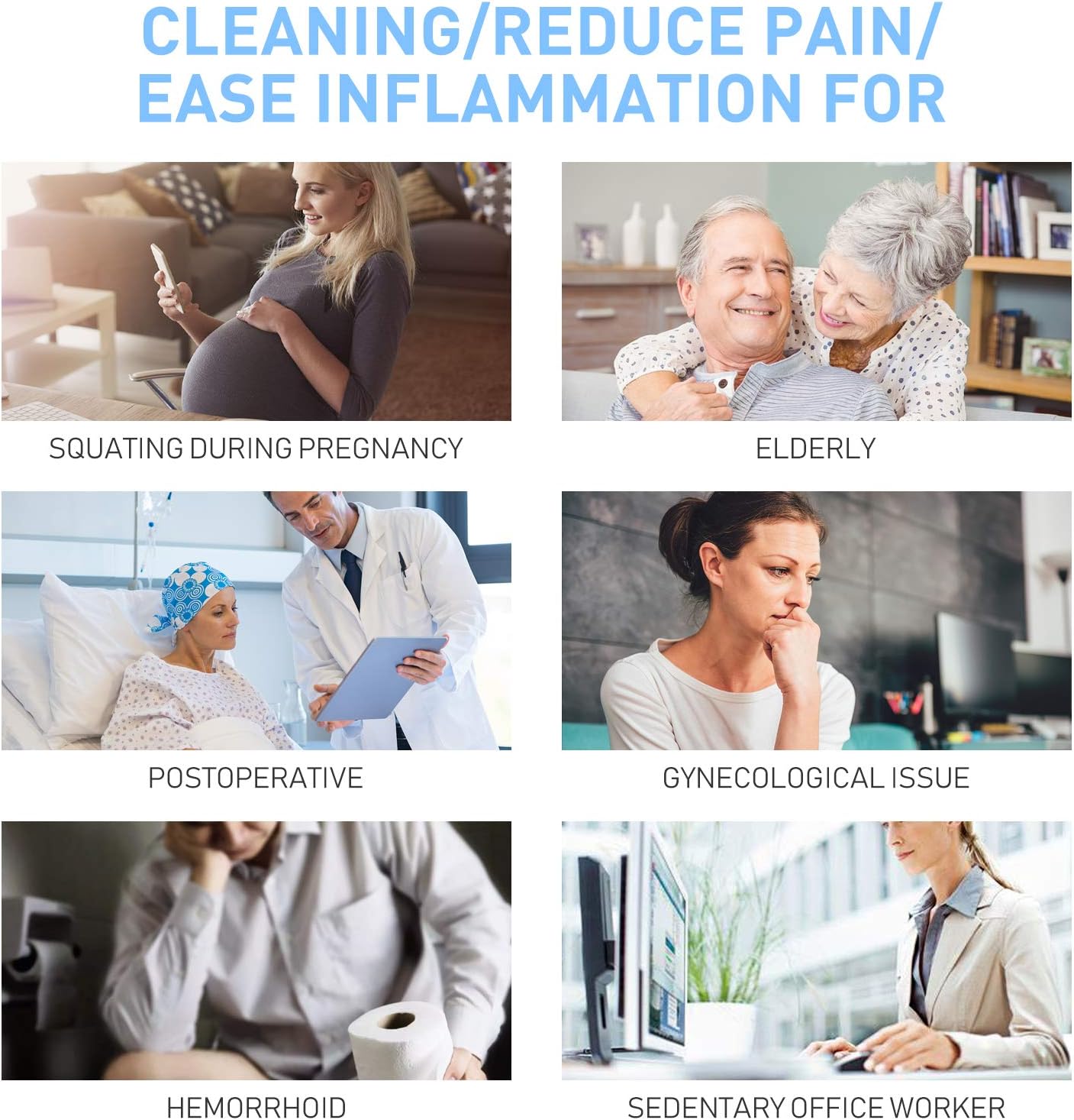 Sitz Bath for Toilet Seat with Flusher Foldable Anal Postoperative Care Basin Organic Soak & Steam for Postpartum Perineal Soothing & Relieve Hemorrhoids Inflammation Alleviate Swelling of Vagina Aid : Health & Household