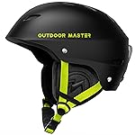 OutdoorMaster Kelvin Ski Helmet - Snowboard Helmet for Men, Women & Youth (Black+Lemon,XL)