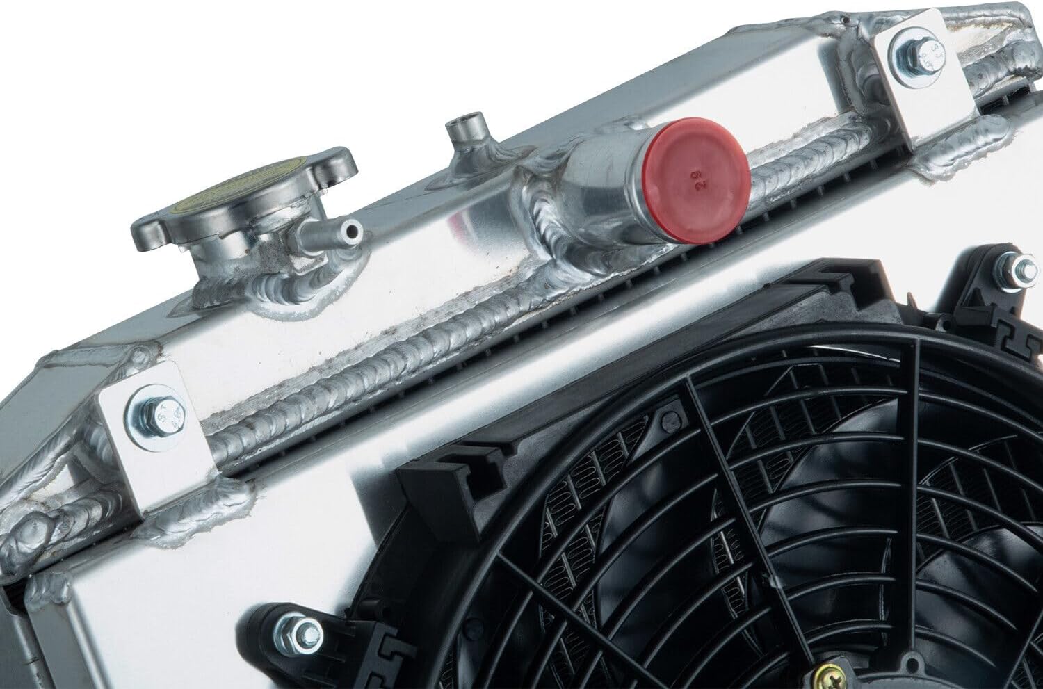 3 Row Radiator Shroud Fan For Honda Civic D15 D16 CX DX EX EG GX HX AT EK Del Sol Integra 1992-2000 3 Rows Radiators with Fan Aluminum Radiator