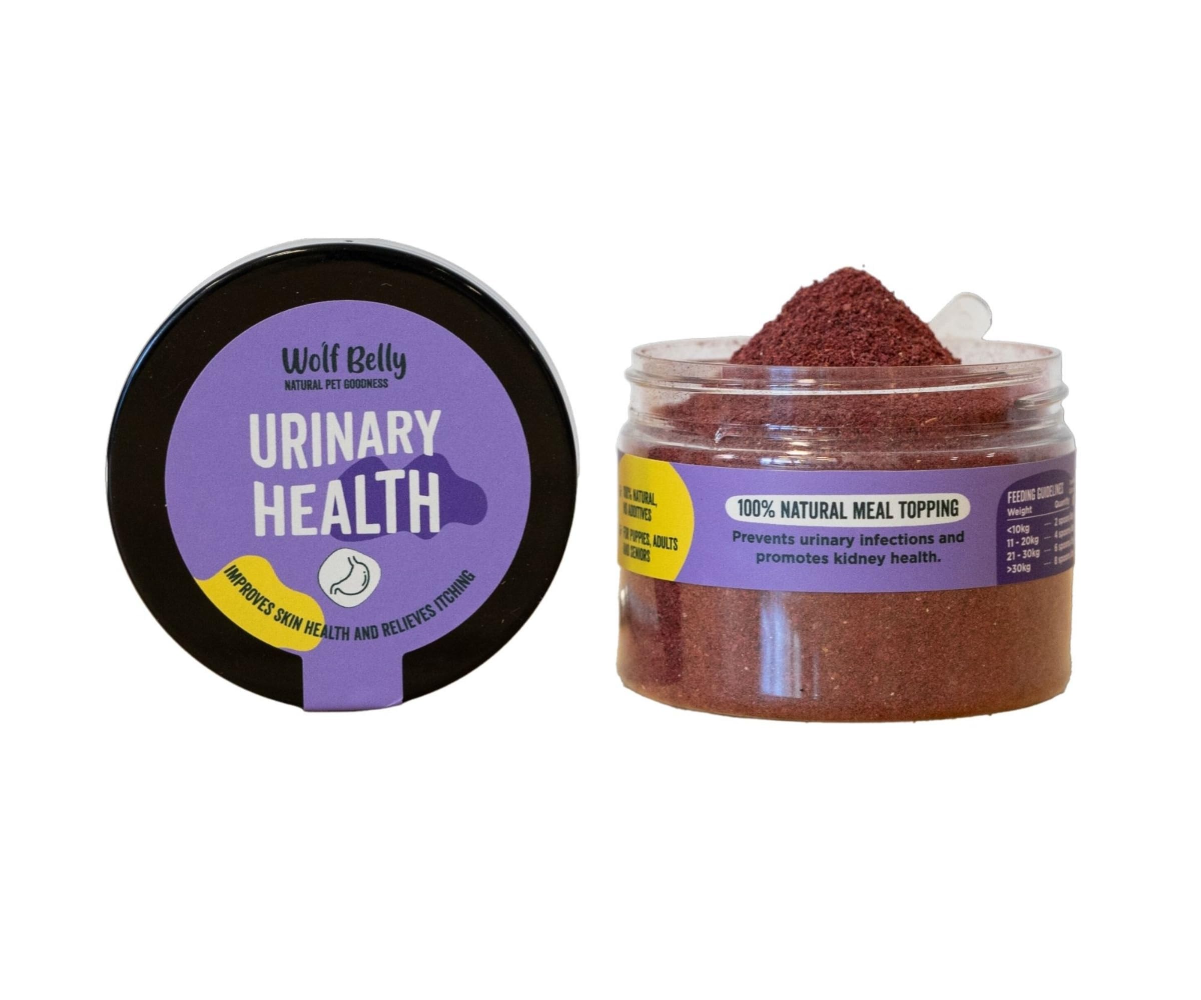 Wolf Belly - Dog Skin and Coat Supplement 100% Natural (180g) with Brewer's Yeast and Ascophyllum Algae | Anti-Itch and Skin Relief - Made in Europe