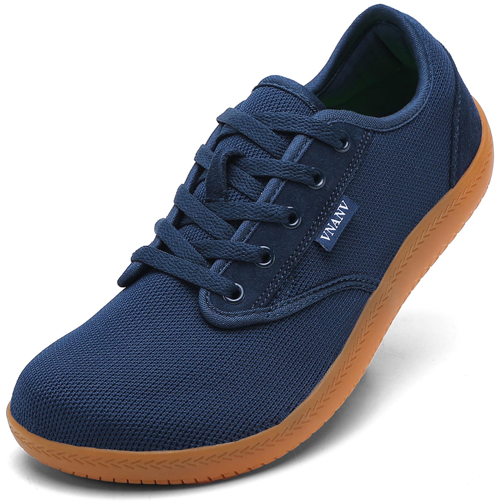 Mens Barefoot Shoes Wide Toe Box Minimalist Zero Drop Sneakers for Walking Gym Breathable Mesh Cross Training Footwear