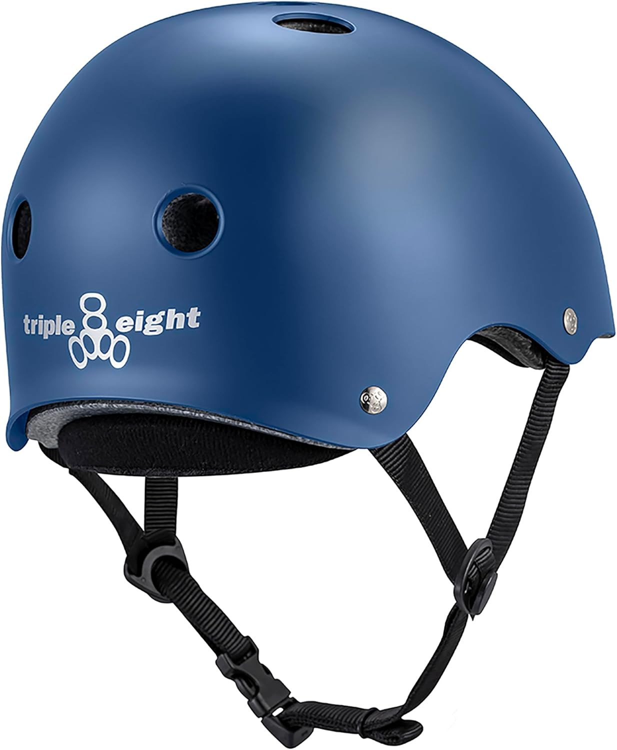 Triple Eight Deep Cover Helmet – Ideal for Skateboarding, Bicycling, BMX, and Roller Skating