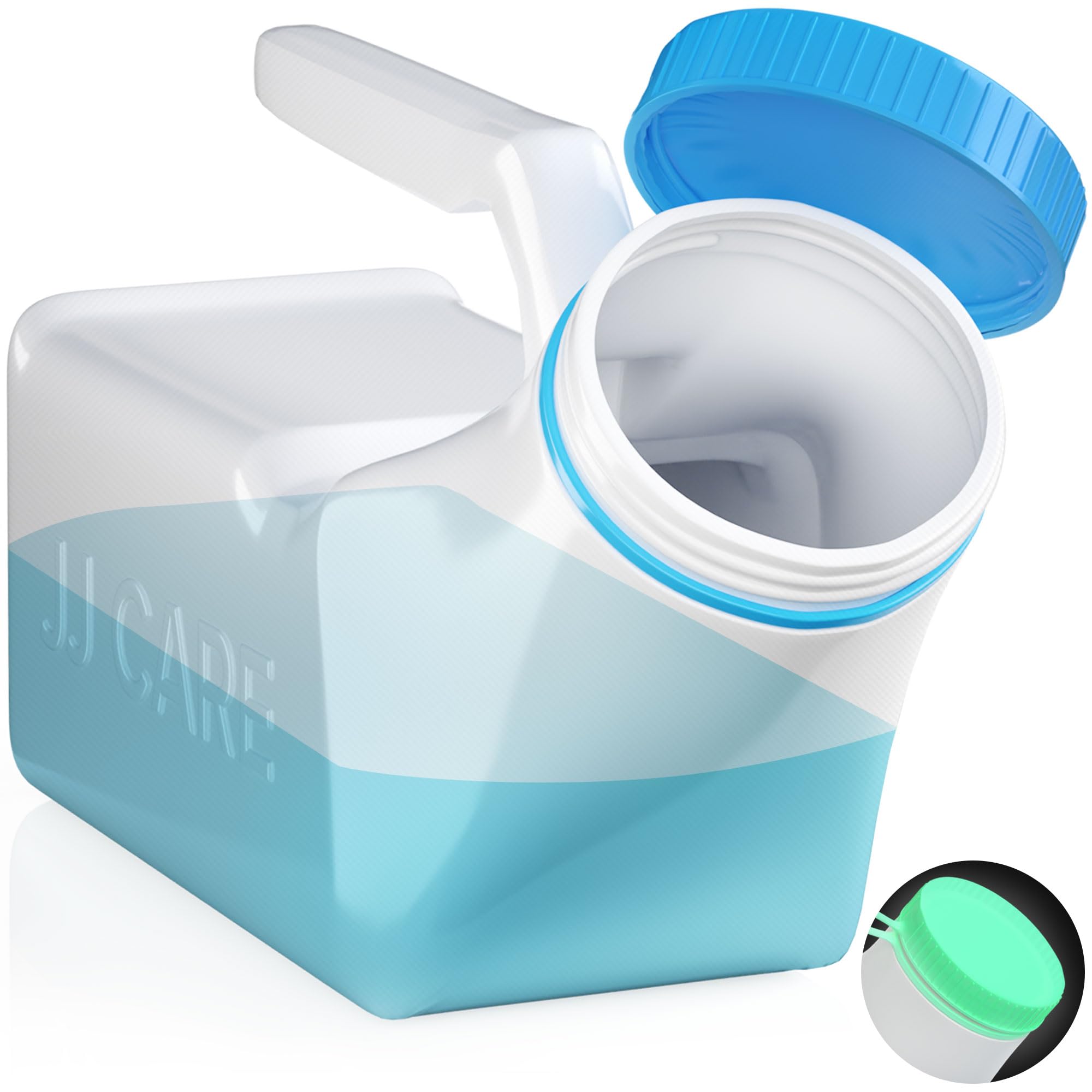 Photo 1 of *non refundable bundle*
Male Urinals (2 Pack bundle) Urine Bottle with Glow in The Dark Screw Cap - White