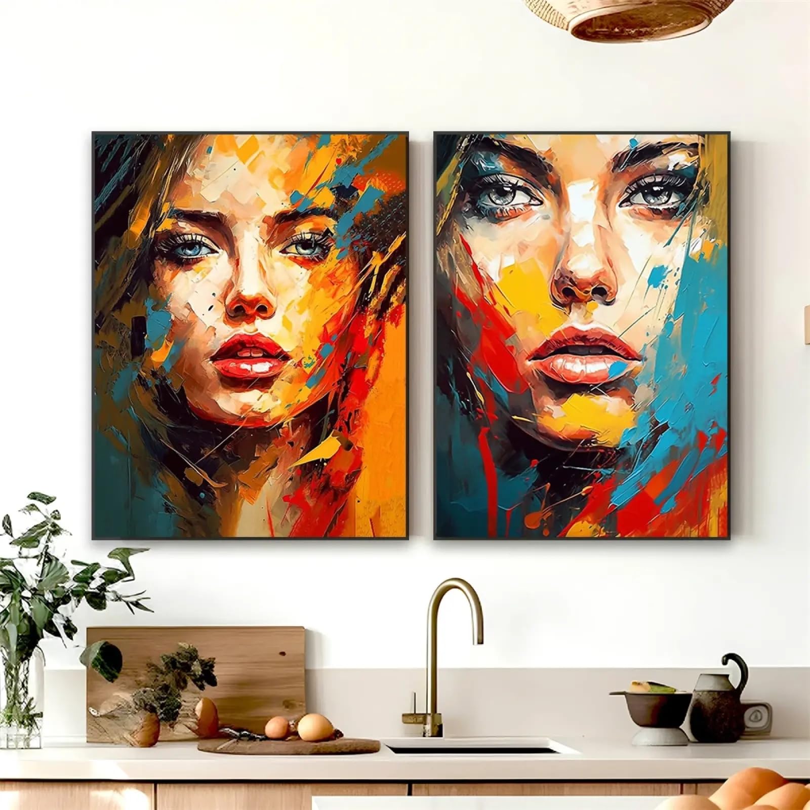 Affiches et imprimés sur toile abstrait chic pour décoration murale - 7