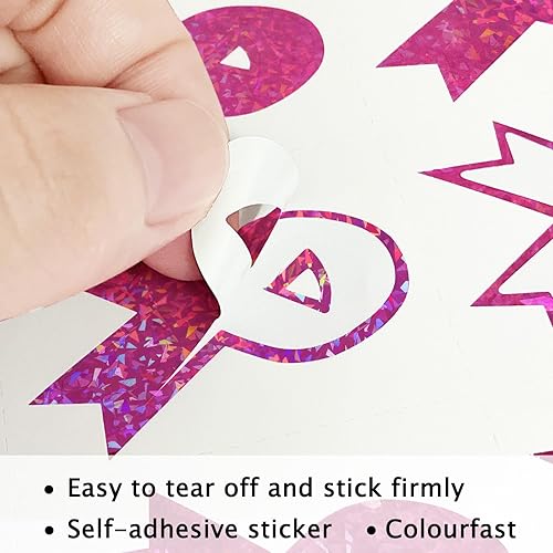 Miniatura 3 de 288 calcomanías de cinta rosa para concientización sobre el cáncer de mama, calcomanías para casco de cáncer de mama