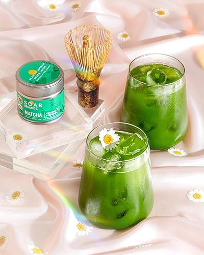 Miniatura 4 de Soar Organics - Polvo de té verde matcha de grado ceremonial Kirishima - Auténtico origen japonés - Origen único (1 onza)