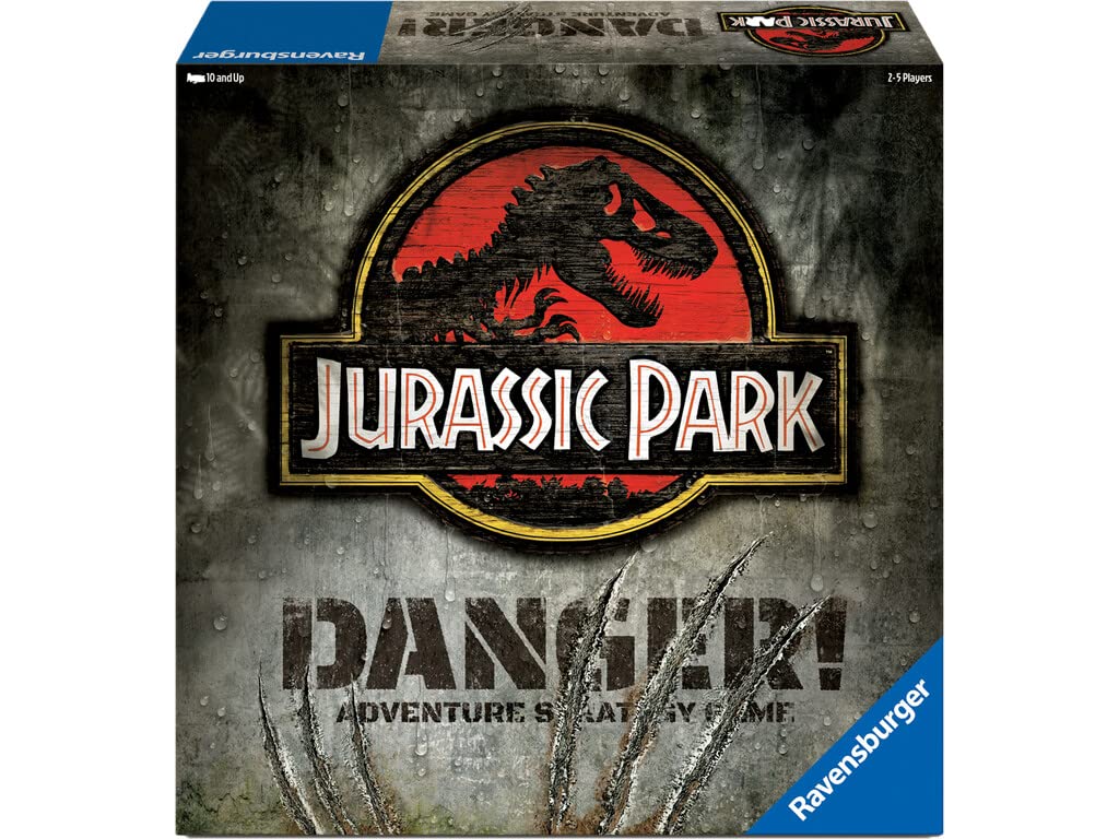 Ravensburger - Jurassic Park Danger| Juegos De Mesa Adulto | Juego De Mesa para Niños A Partir De 10 Años | 2-5 Jugadores | Regalos Originales Niños