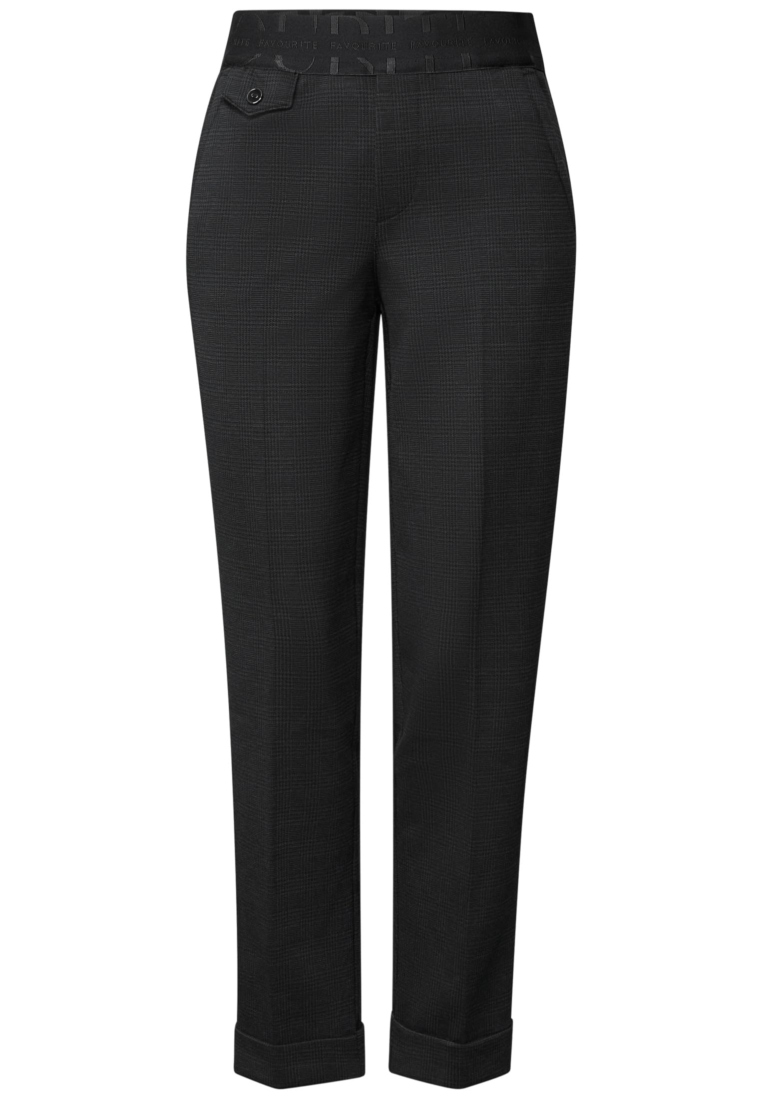 Street One Damen Karierte Chino mit Tapebund 3716894