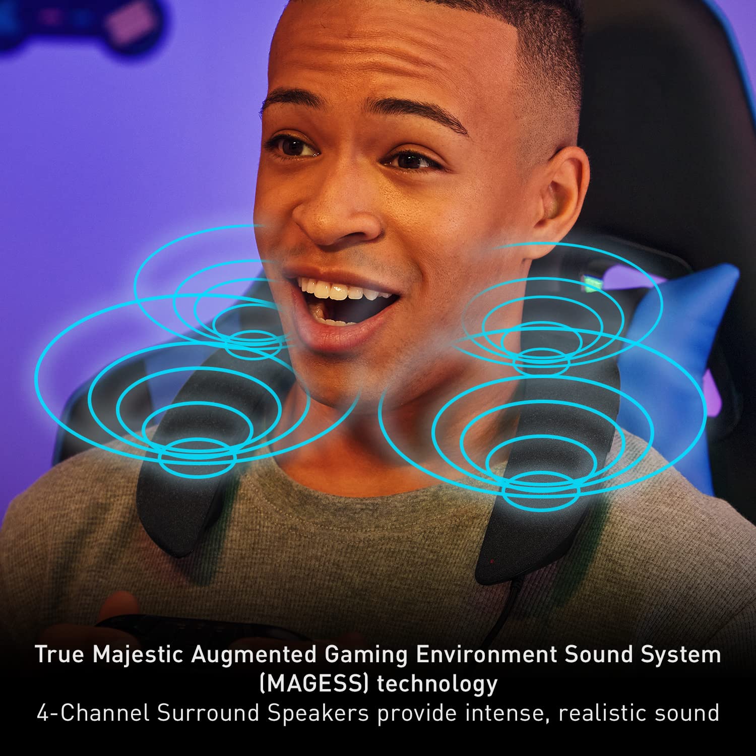 Panasonic SC-GN01E Gaming Speaker (3 moduły dźwiękowe, redukcja szumu, True Magess)