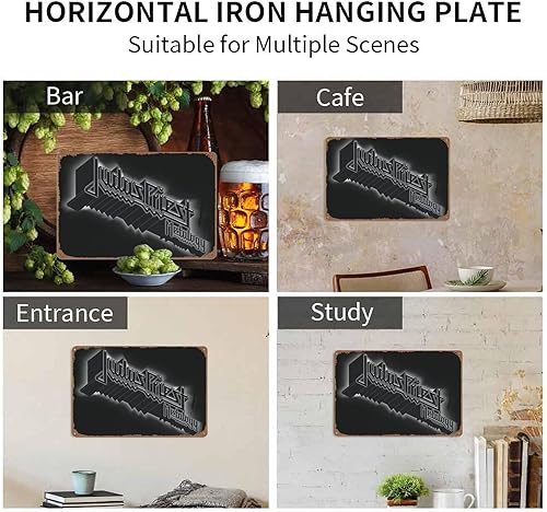 Miniatura 3 de Judas Priest Poster - Cartel de metal vintage, 8 x 12 pulgadas