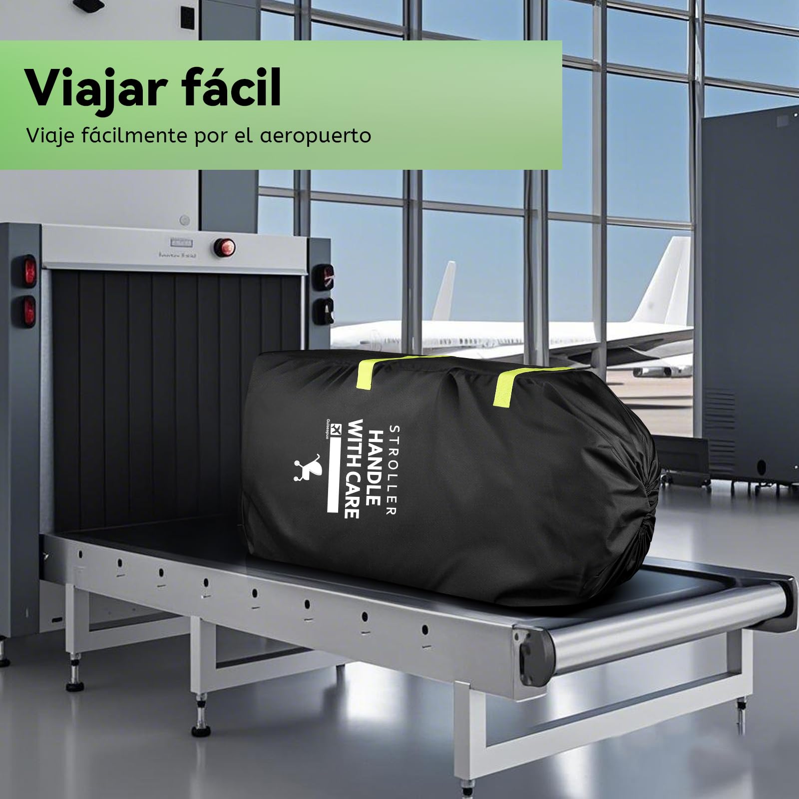 Guisapue bolsa de transporte Stroller, Gran capacidad Comercio aviones de protección, Carrito de bebé permanente Cubierta protectora Aircraft Buggy Accesorios para Cybex Maxi Hack Joie, Gifts For New