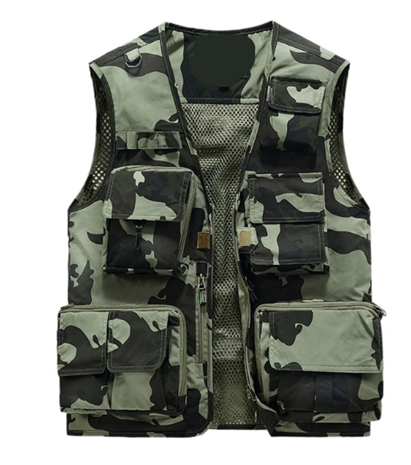Gilet da Pesca Gilet da Uomo Estivo da Escursionismo e Pesca, Multi-Tasche, for Fotografo, for attività all'aperto, Tempo Libero, Giacca Cargo Sottile da Uomo(Color 8,6XL)