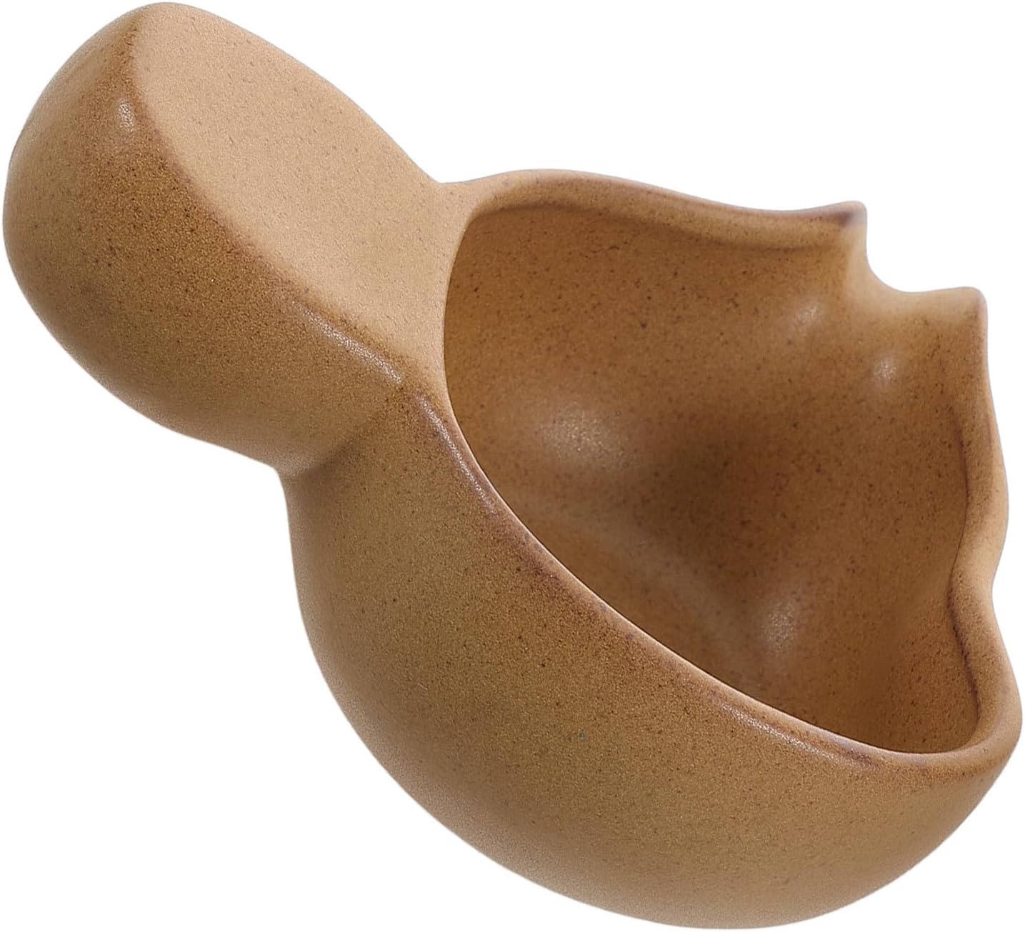 Tea Spout Bowl Vintage Brown Tea Brewing for Ceramic
