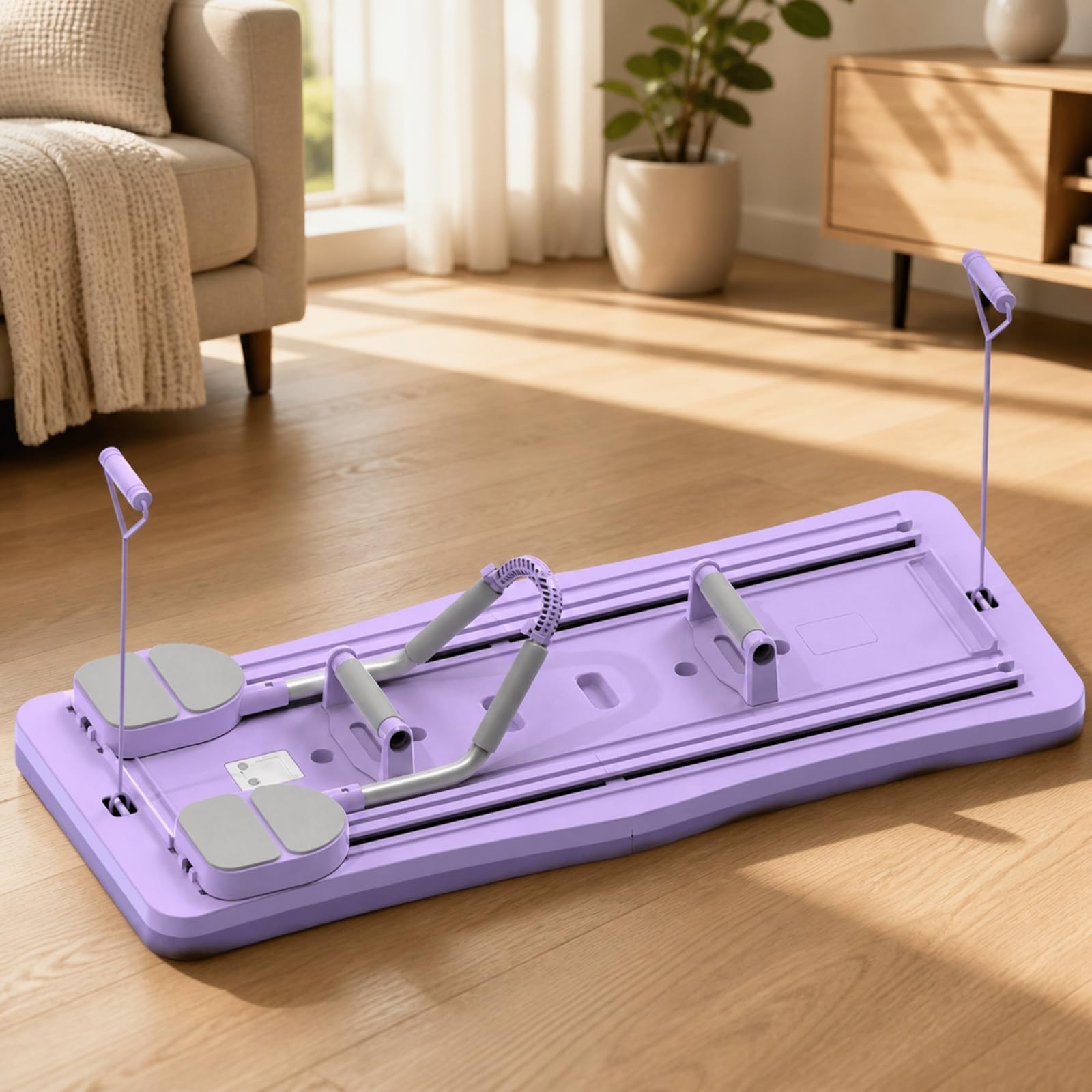 harayaa Pedana Fitness Pieghevole Multifunzione Tavola Push Up Pieghevole a Basso Impatto Attrezzo Ginnico per Camera da Letto