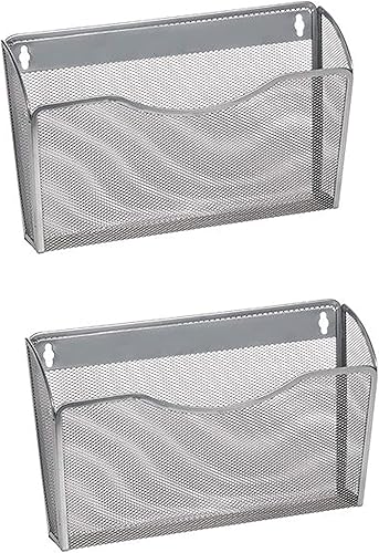 Miniatura 9 de YBM HOME Organizador de archivos de malla para el hogar y la oficina, soporte de archivo colgante de un solo bolsillo para carpetas, documentos,