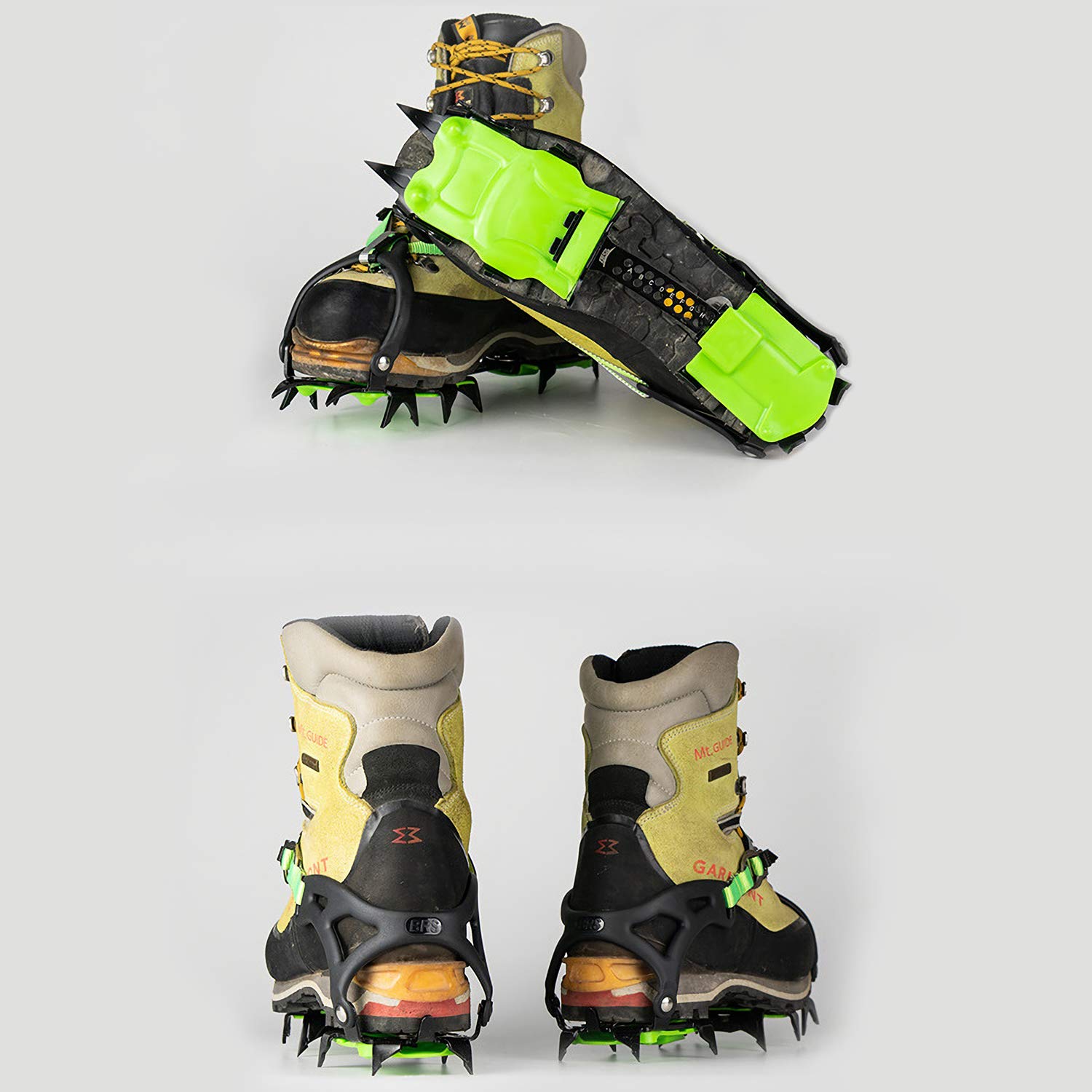 カジタ T.KAJITA 12本爪 アイゼン クランポン 登山 雪山 冬季 トレッキング ブーツ アウトドア 軽量ながら高い剛性を誇る「カジタックス アイゼン」｜モンベル